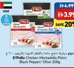 Viva D'Pollo Chicken Mortadella Plain/ Black Pepper/ Olive offer
