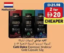 Viva Café Dolce Espresso/ Arabica/ Gold Capsule offer
