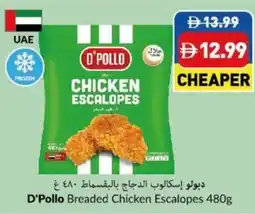 Viva D'Pollo Breaded Chicken Escalopes offer