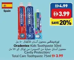 Viva Oradentex Kids Toothpaste / Cavity Protection/ Total Care Toothpaste offer
