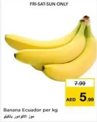 Nesto Banana Ecuador offer