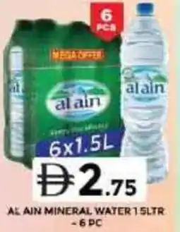 Grand Hyper Market Alain mineral water offer