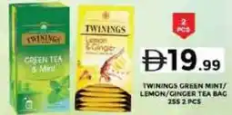 Grand Hyper Market Twinings green mint/ lemon/ginger tea bag offer