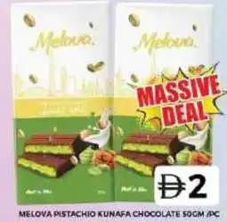 Grand Hyper Market Melova pistachio kunafa chocolate offer