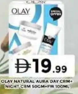 Grand Hyper Market Olay natural aura day crm night crm socm+fw offer