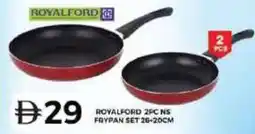 Grand Hyper Market Royalford 2pc ns frypan set offer