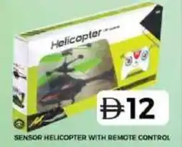 Grand Hyper Market Sensor helicopter with remote control offer