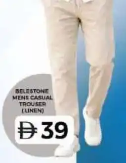 Grand Hyper Market Belestone mens casual trouser (linen) offer