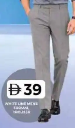 Grand Hyper Market White line mens formal trouser offer