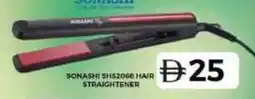 Grand Hyper Market Sonashi sh52066 hair straightener offer