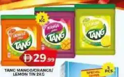 Grand Hyper Market Tang mango/orange/ lemon tin offer