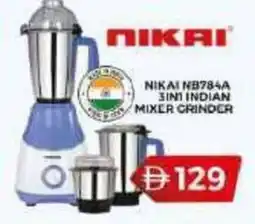 Grand Hyper Market Nikai nb784a 3in indian mixer grinder offer
