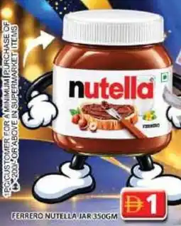 Grand Mall Sharjah Ferrero nutella jar offer