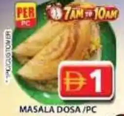 Grand Mall Sharjah Masala dosa offer