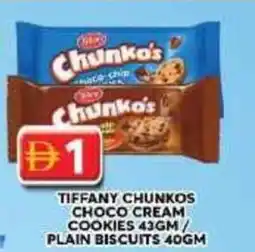 Grand Mall Sharjah Tiffany chunkos choco cream cookies / plain biscuits offer