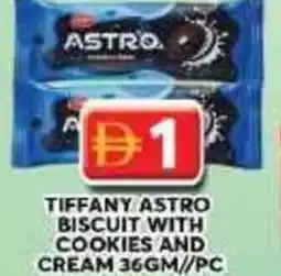 Grand Mall Sharjah Tiffany astro biscuit with cookies and cream offer