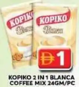 Grand Mall Sharjah Kopiko 2 in 1 blanca coffee mix offer
