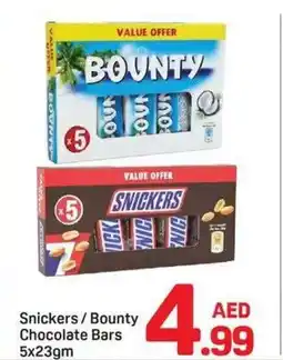 Day To Day Snickers/Bounty Chocolate Bars offer