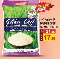 Hashim Hypermarket Golden chef basmati rice offer