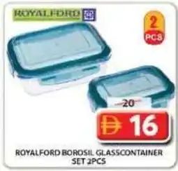 Grand Mall Sharjah Royalford borosil glasscontainer offer