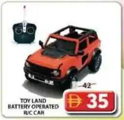 Grand Mall Sharjah Toy land battery operated r/c car offer