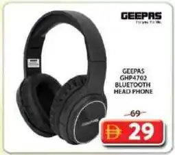 Grand Mall Sharjah Geepas ghp4702 bluetooth head phone offer