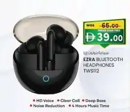 KM Trading Ezra bluetooth headphones TWS112 offer
