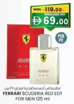 KM Trading Ferrari scuderia red edt for men offer