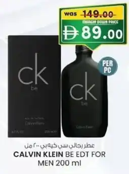 KM Trading Calvin klein be edt for men offer