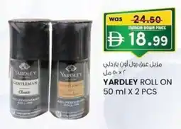 KM Trading Yardley roll on offer