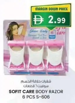 KM Trading Sofit care body razor offer