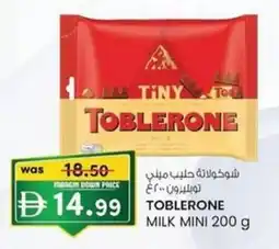 KM Trading Toblerone milk mini offer