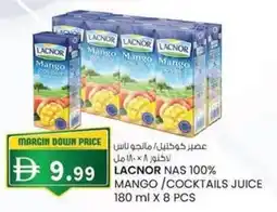 KM Trading Lacnor nas 100% mango/cocktails juice offer