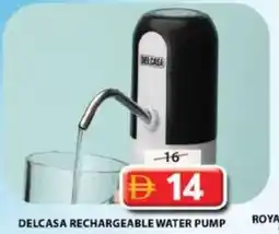 Grand Mall Sharjah Delcasa rechargeable water pump royalford container offer