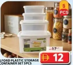 Grand Mall Sharjah Royalford plastic storage container set offer