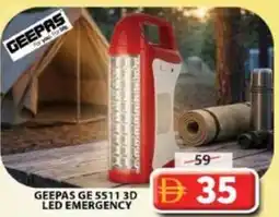 Grand Mall Sharjah Geepas ge 5511 3d led emergency offer
