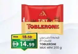 KM Trading Toblerone milk mini offer