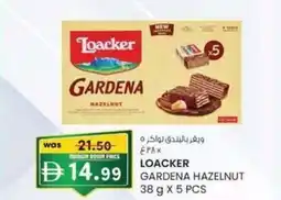 KM Trading Loacker gardena hazelnut offer