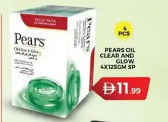 Pears oil clear and glow