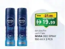 KM Trading Nivea deo spray offer