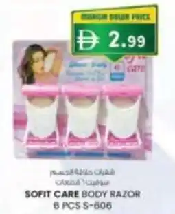 KM Trading Sofit care body razor offer