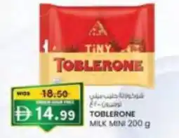 KM Trading toblerone milk mini offer