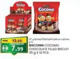 KM Trading Bisconni coco chocolate filled biscuit offer