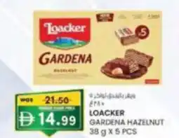 KM Trading Loacker gardena hazelnut offer