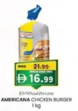 KM Trading Americana chicken burger offer
