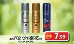 Grand Hyper Market Havoc gold/silver/ just call me deodorant gold offer