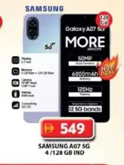 Grand Hyper Market Samsung a07 5g 4/128 gb ind offer