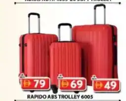 Grand Hyper Market Rapido abs trolley 6005 offer