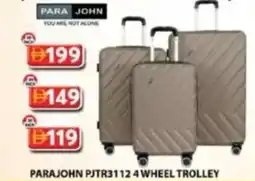 Grand Hyper Market Parajohn pjtr3112 4 wheel trolley offer