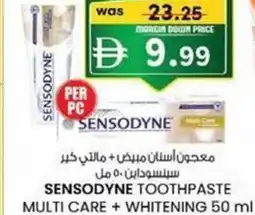 KM Trading Sensodyne toothpaste multi care + whitening offer